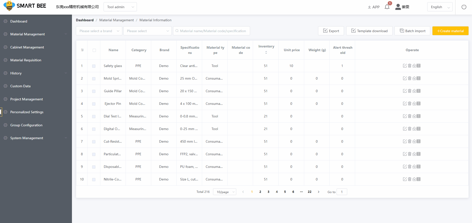 Web Dashboard