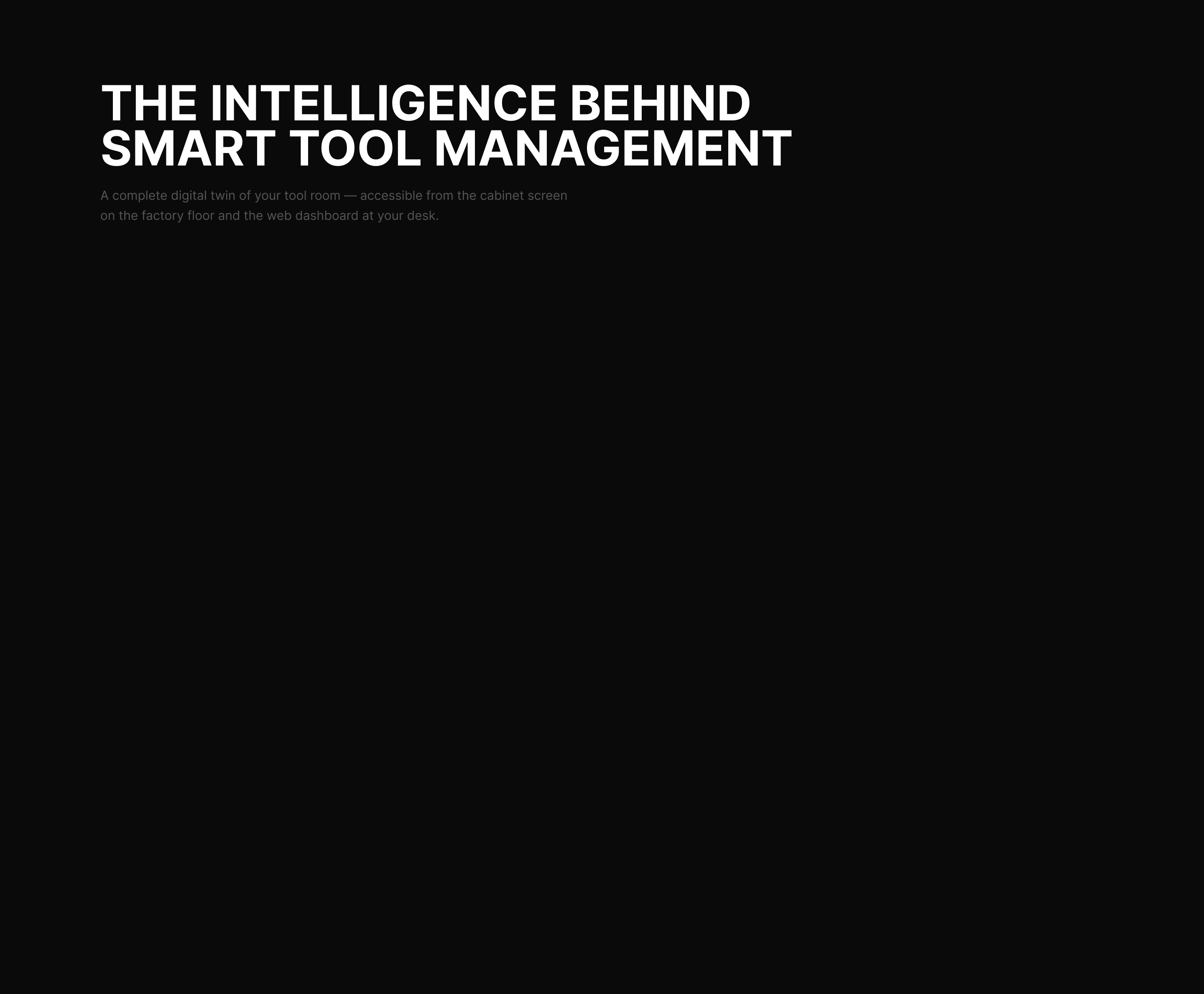 The Intelligence Behind Smart Tool Management